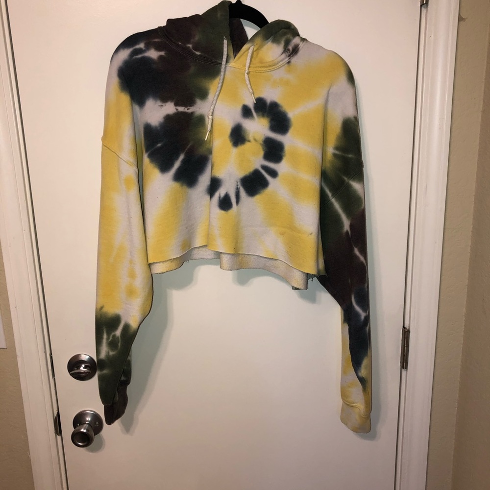 Tie die hoodie